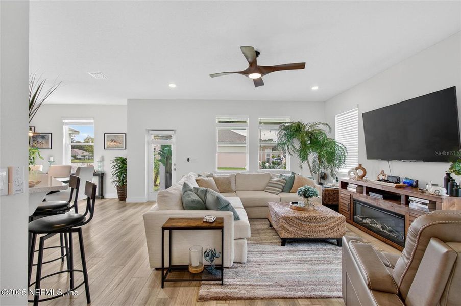 Furnished interior view inside a new home in Sawmill Creek at Palm Coast Park, Palm Coast (Image 48).