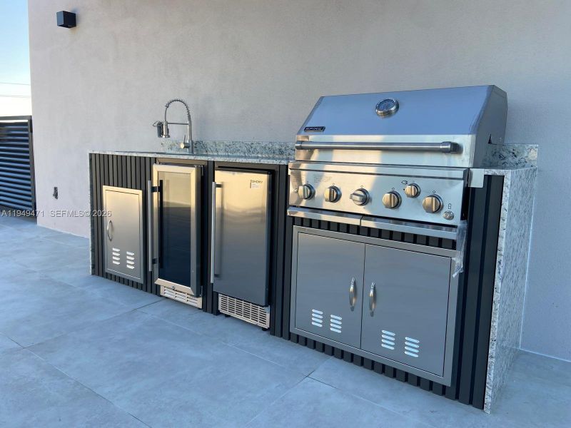 Close-up of interior finishes inside a home in , Miami (Image 7).