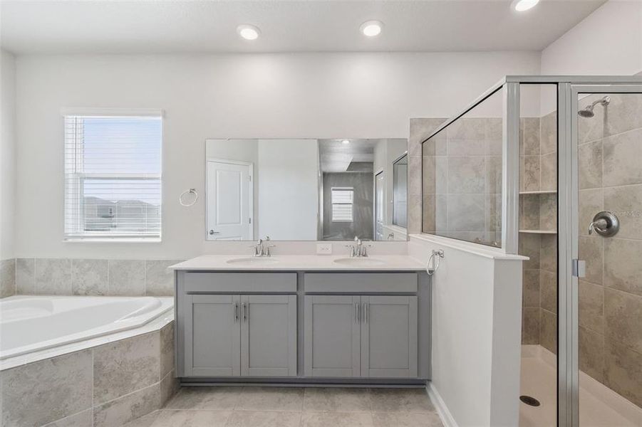 Furnished interior view inside a new home in , St. Cloud (Image 8). Furnished interior view inside a new home in , St. Cloud (Image 8).