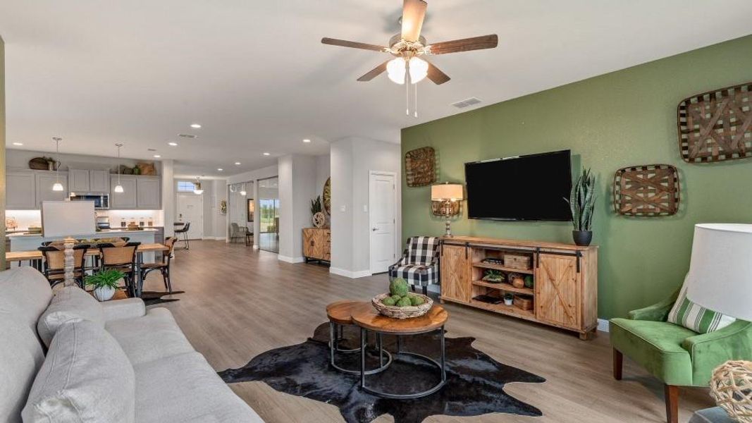 Furnished interior view inside a new home in Morningstar, Fort Worth (Image 23).