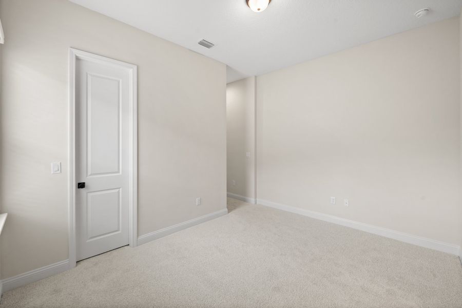 Representative unfurnished interior of a home built from the Aurora by Riverside Homes in Hidden Creek at SilverLeaf, St. Augustine (Image 40).