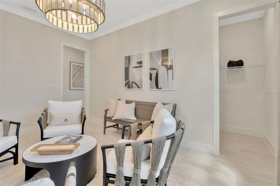 Furnished interior view inside a new home in Biscayne Landing at Seaire, Parrish (Image 30).