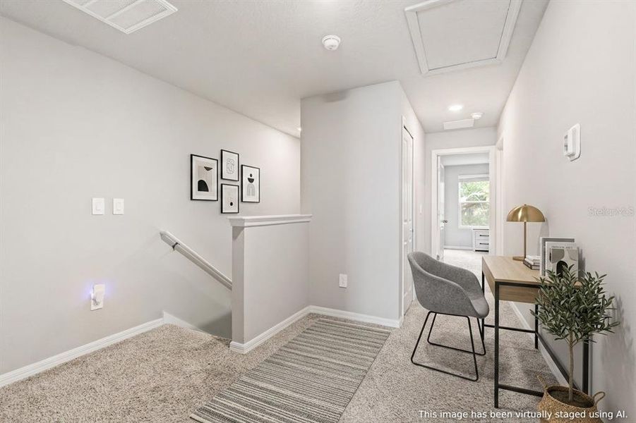 Furnished interior view inside a new home in , Wesley Chapel (Image 45).