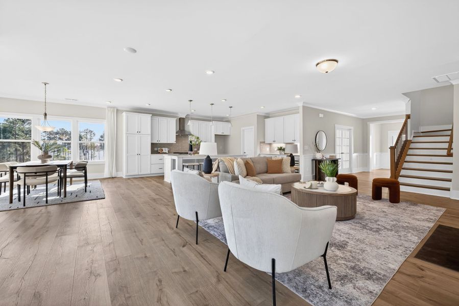 Furnished interior view inside a new home in Edgewater - Harbor Pointe, Lancaster (Image 14).