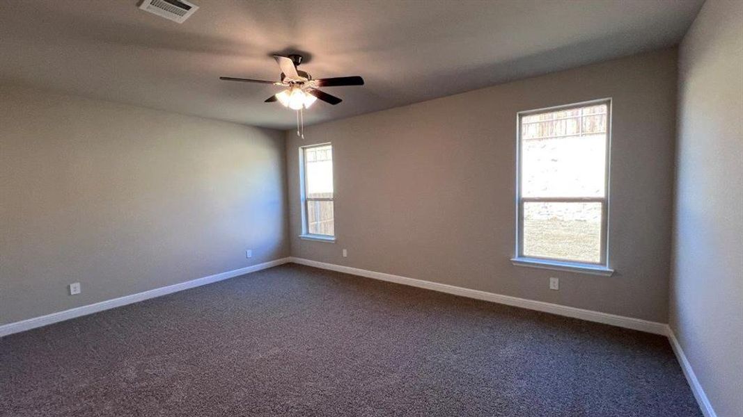 Spacious, unfurnished interior of a new home in Bluestem, Rhome (Image 12). Spacious, unfurnished interior of a new home in Bluestem, Rhome (Image 12).