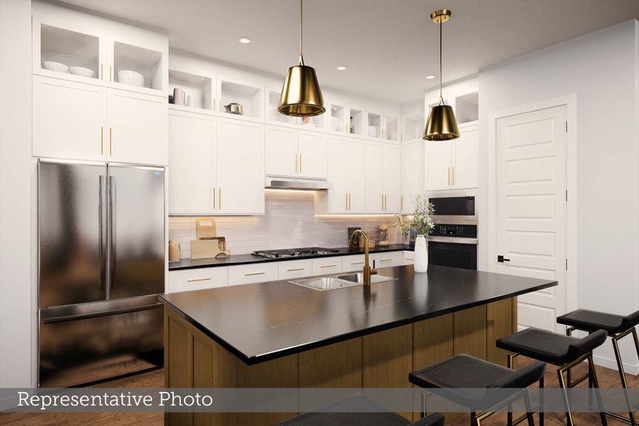 Furnished interior view inside a new home in The Parks at Wilson Creek, Celina (Image 4).