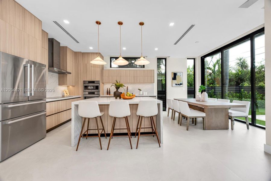 Furnished interior view inside a new home in , Miami (Image 19).