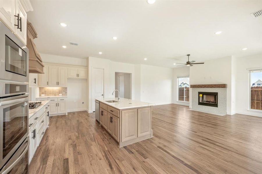 Furnished interior view inside a new home in Timberbrook 3B-4A, Justin (Image 17).