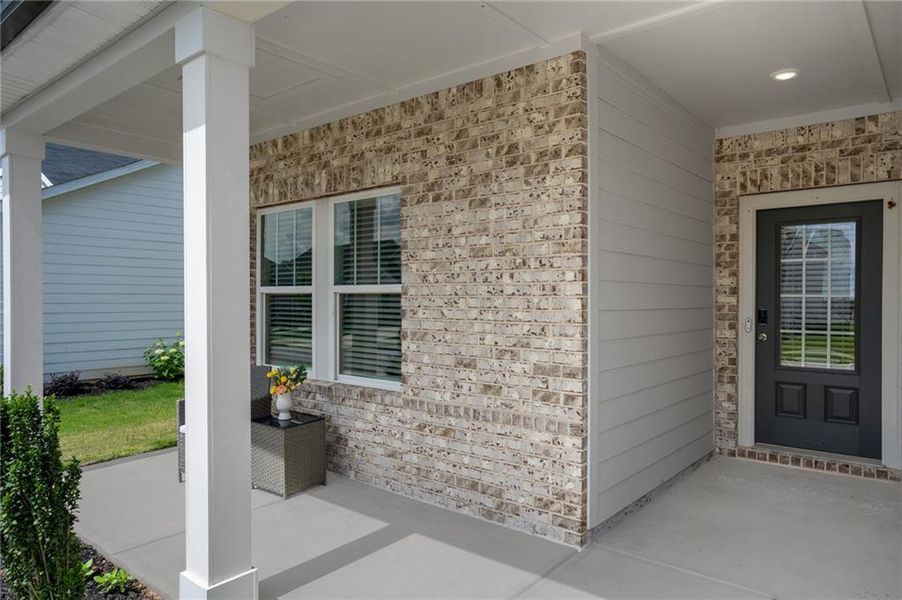 Exterior details and patio area of a home in , Canton (Image 4).