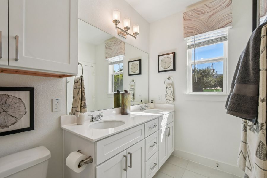Furnished interior view inside a new home in Koenig Townhomes, Austin (Image 16).