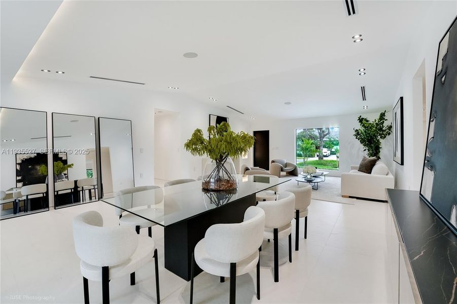 Furnished interior view inside a new home in , Miami (Image 16).