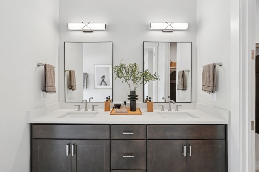 Representative furnished interior of a home built from the Ryder by Tri Pointe Homes in The Grove at Latta Park, Durham (Image 9).