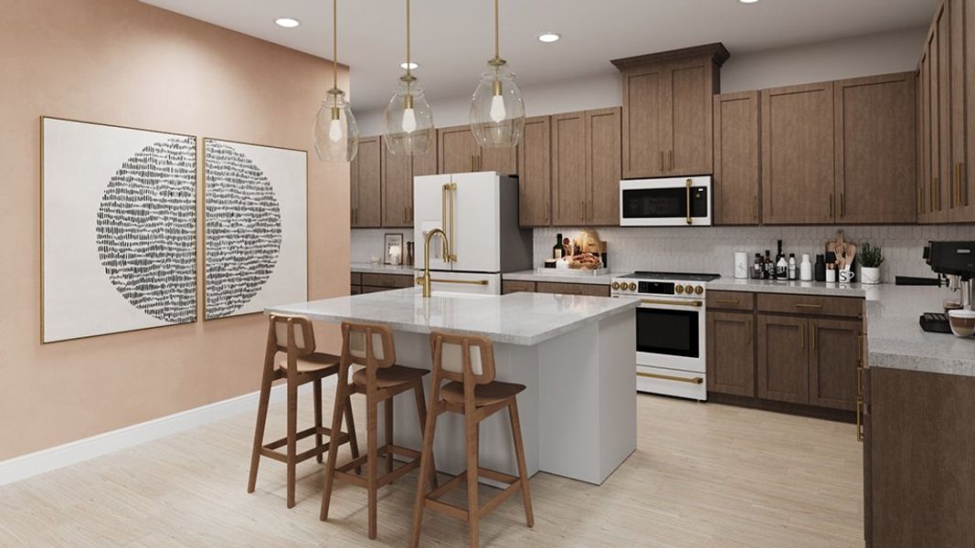 Representative furnished interior of a home built from the Seaside by Taylor Morrison in Skye Ranch Community Group Page, Sarasota (Image 11).