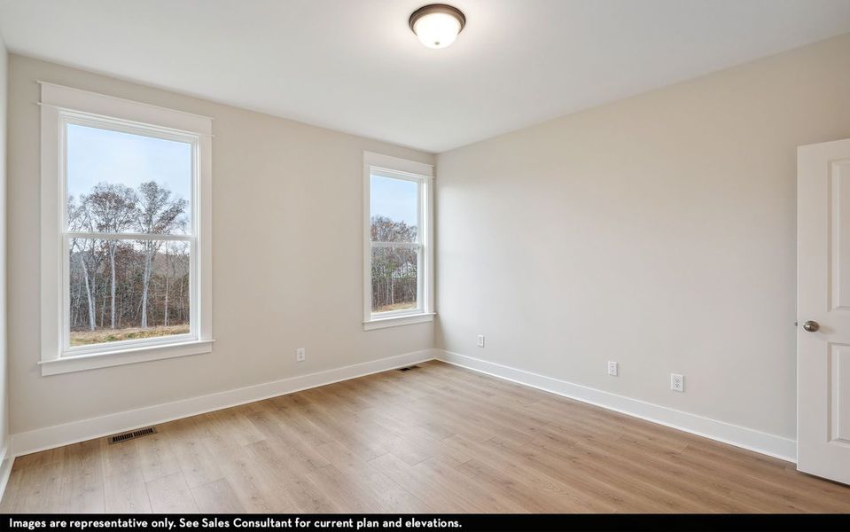 Spacious, unfurnished interior of a new home in The Retreat at Norman Farm, Hendersonville (Image 15).