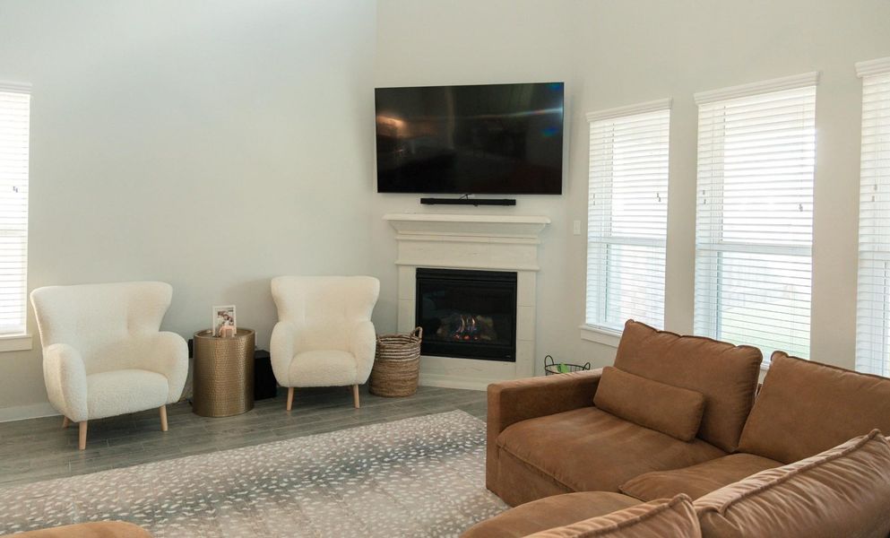 Furnished interior view inside a new home in , Conroe (Image 26). Furnished interior view inside a new home in , Conroe (Image 26).