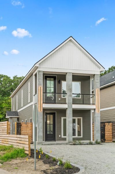 Front exterior of a new home in , North Charleston, SC, highlighting curb appeal (Image 1). Front exterior of a new home in , North Charleston, SC, highlighting curb appeal (Image 1).
