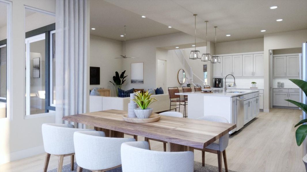 Furnished interior view inside a new home in Bluff Haven, Georgetown (Image 14). Furnished interior view inside a new home in Bluff Haven, Georgetown (Image 14).