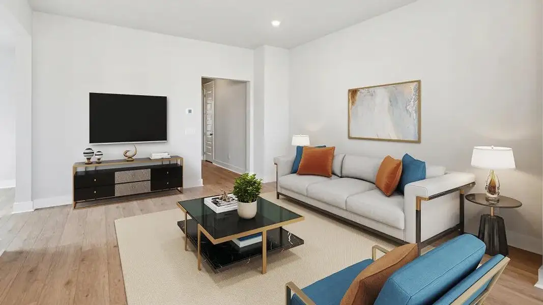 Furnished interior view inside a new home in Carnes Crossroads, Summerville (Image 6).