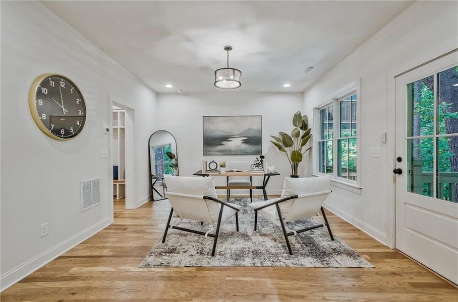 Furnished interior view inside a new home in Pendergrast Farm, Atlanta (Image 40).