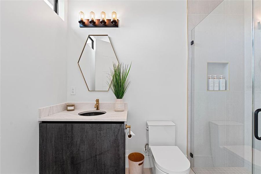 Furnished interior view inside a new home in , Tampa (Image 11).