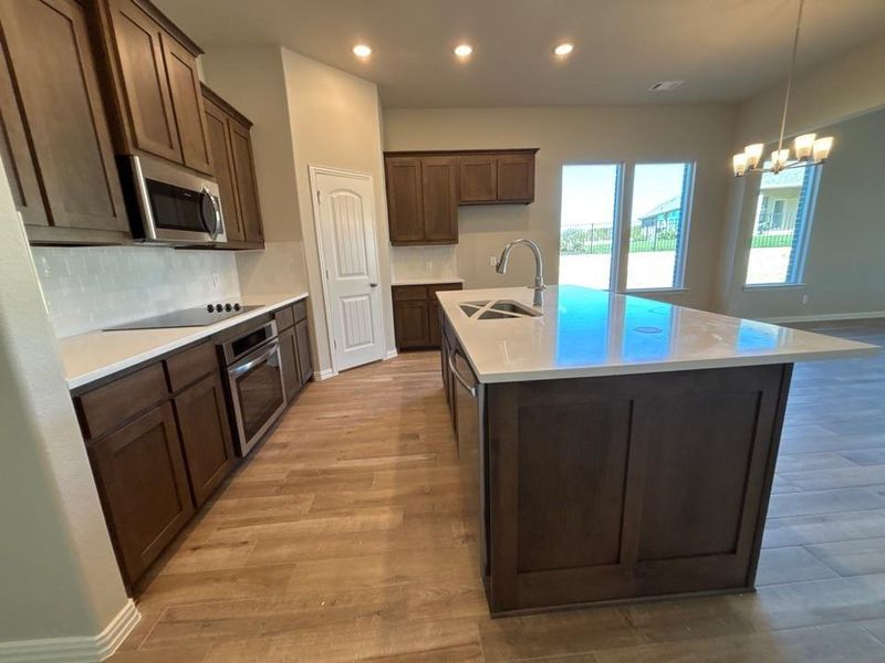 Furnished interior view inside a new home in Waterford Park, Weatherford (Image 4).