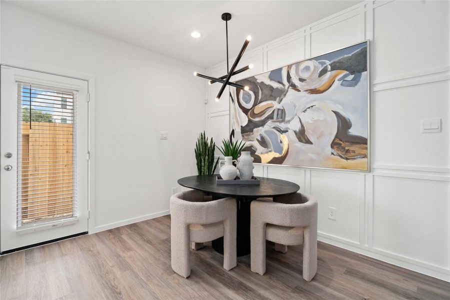 Furnished interior view inside a new home in Alaia Crossing, Houston (Image 12).