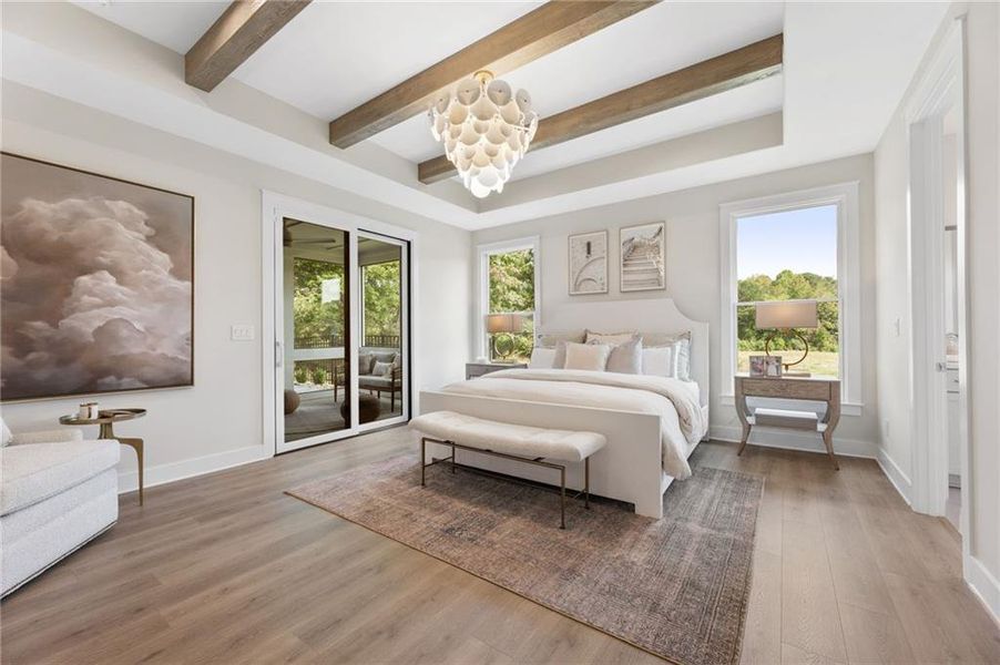 Furnished interior view inside a new home in The Courtyards by The Manor, Alpharetta (Image 37). Furnished interior view inside a new home in The Courtyards by The Manor, Alpharetta (Image 37).