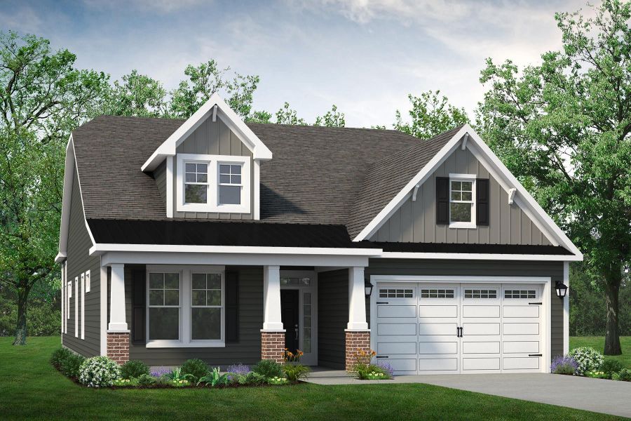 Representative exterior photo of a completed home built from the The Boardwalk by Chesapeake Homes in Coastal Club of the Carolinas, Calabash, NC (Image 27).