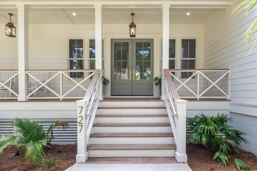 Front exterior of a new home in , Mount Pleasant, SC, highlighting curb appeal (Image 24).
