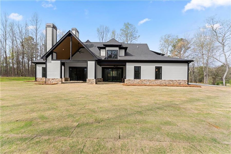 Exterior details and patio area of a home in , Ball Ground (Image 30).