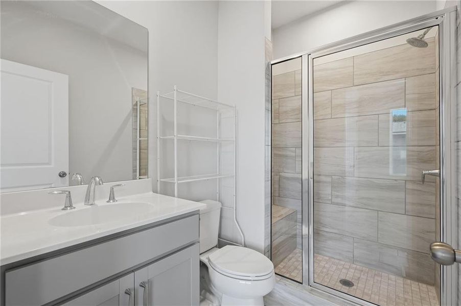 Furnished interior view inside a new home in , Atlanta (Image 10).