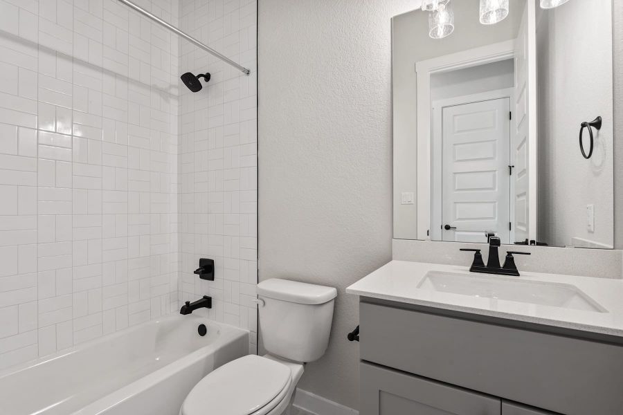 Furnished interior view inside a new home in Lariat, Liberty Hill (Image 14).