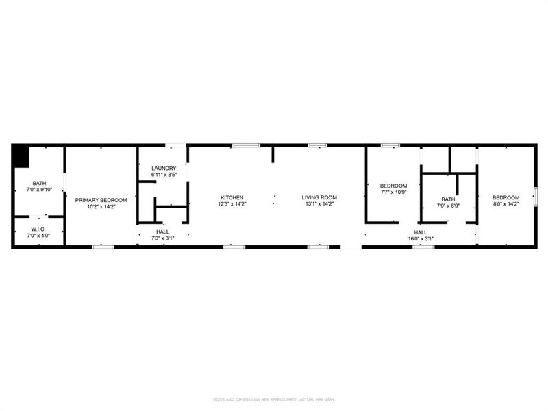 2D floor plan layout of this home in , Granbury, TX (Image 3). 2D floor plan layout of this home in , Granbury, TX (Image 3).