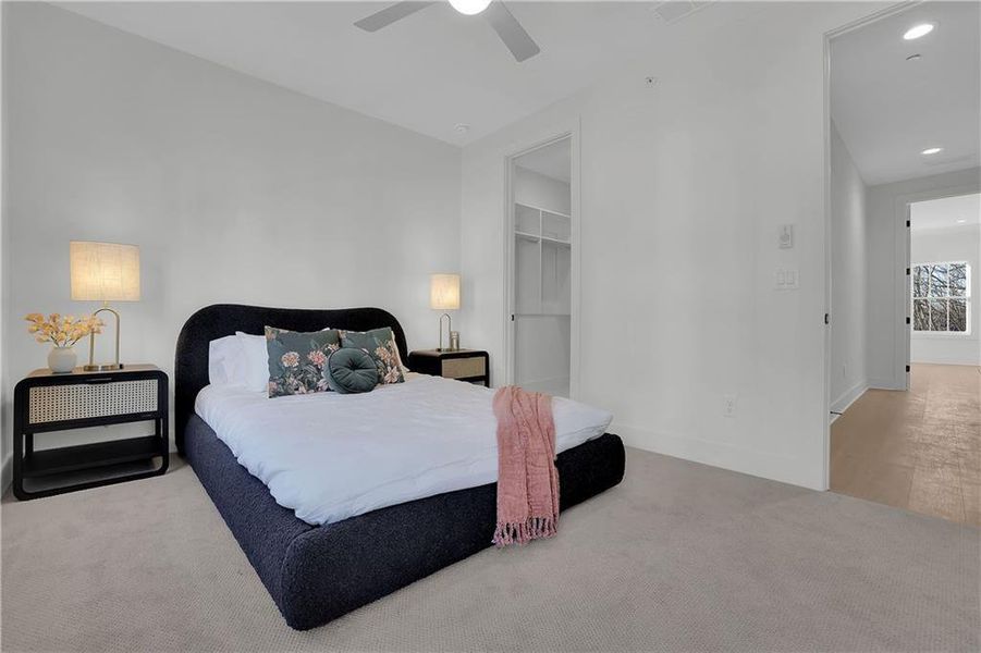 Furnished interior view inside a new home in Skyview On Broad, Sugar Hill (Image 28).
