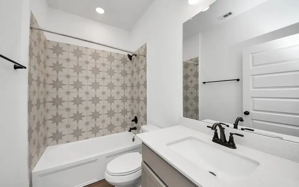 Furnished interior view inside a new home in Elyson, Katy (Image 3).