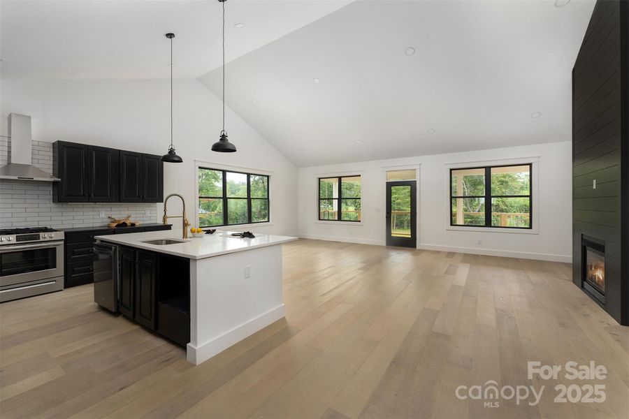 Furnished interior view inside a new home in , Hendersonville (Image 7).