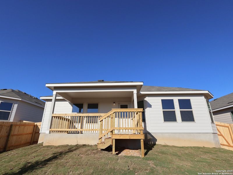 Exterior details and patio area of a home in Paloma Park, Converse (Image 24). Exterior details and patio area of a home in Paloma Park, Converse (Image 24).