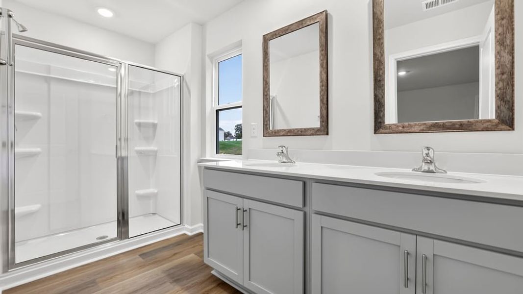 Furnished interior view inside a new home in Gibson Grove, Laurens (Image 13).