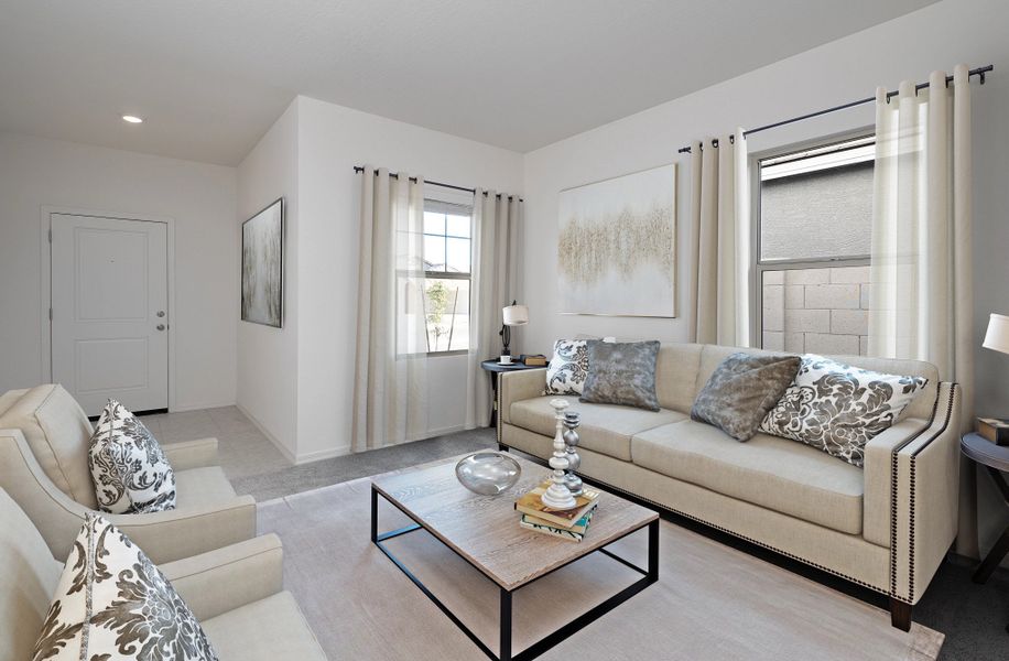 Representative furnished interior of a home built from the Eclipse by Starlight Homes in Skyline Village, San Tan Valley (Image 7).