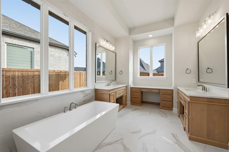 Furnished interior view inside a new home in Sandbrock Ranch, Aubrey (Image 9).
