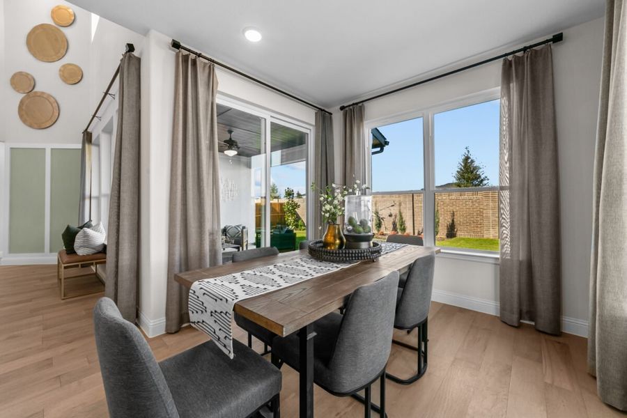 Representative furnished interior of a home built from the Harrington by Landon Homes in Lexington Frisco, Frisco (Image 12).