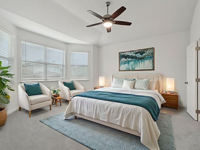 Furnished interior view inside a new home in Stetson Ridge, Marion (Image 5).