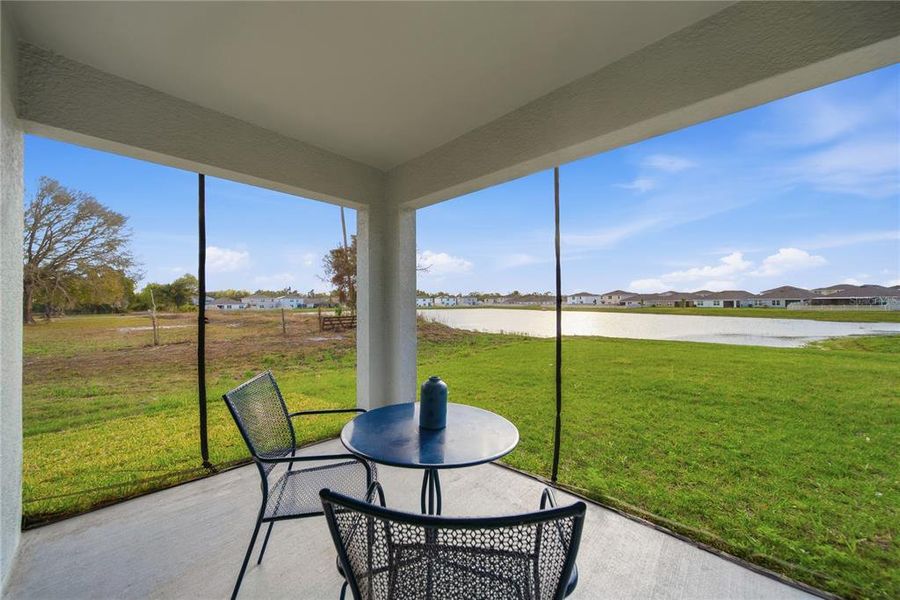 Exterior details and patio area of a home in Berry Bay, Wimauma (Image 4).