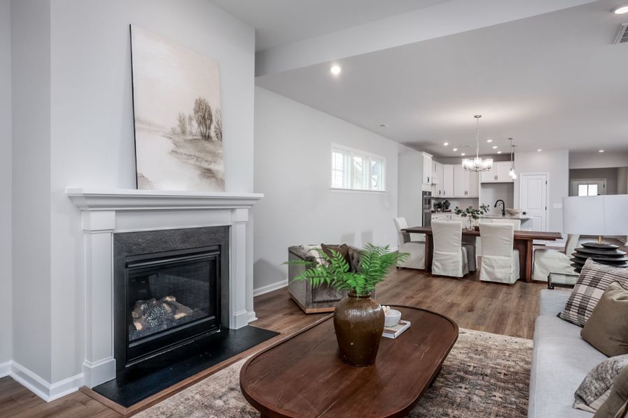 Moorpark Gathering with Fireplace New Home Construction Mt. Juliet by Pulte Home Builders Nashville