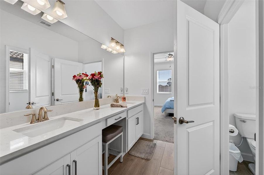 Furnished interior view inside a new home in Southshore Bay Active Adult, Wimauma (Image 17).