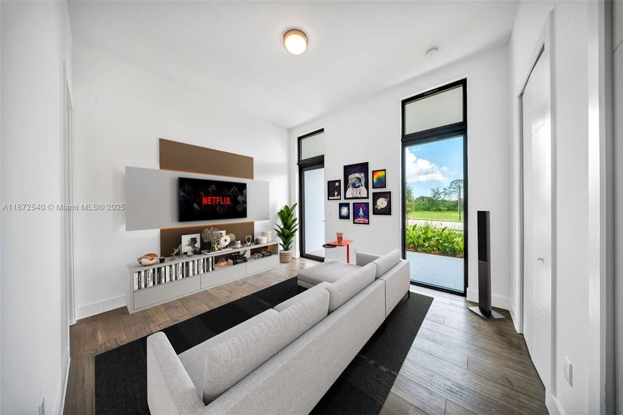 Furnished interior view inside a new home in , Weston (Image 43).