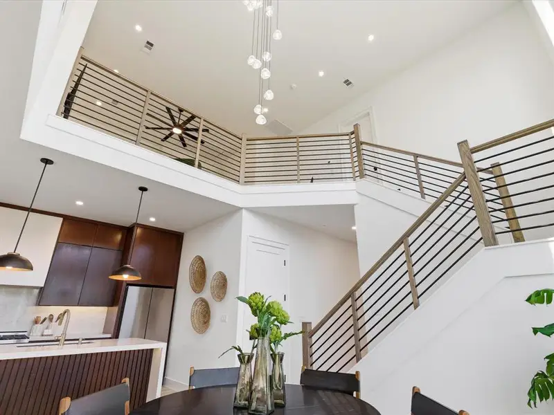 Furnished interior view inside a new home in , Dallas (Image 10).