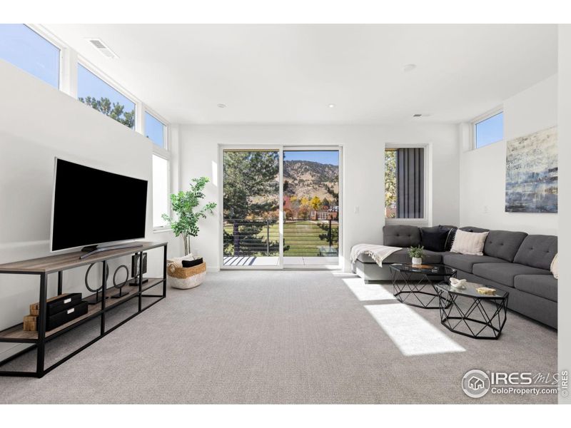 Third floor bonus room with west facing balcony