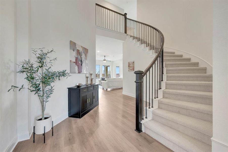 Furnished interior view inside a new home in South Pointe Manor Series, Mansfield (Image 7).