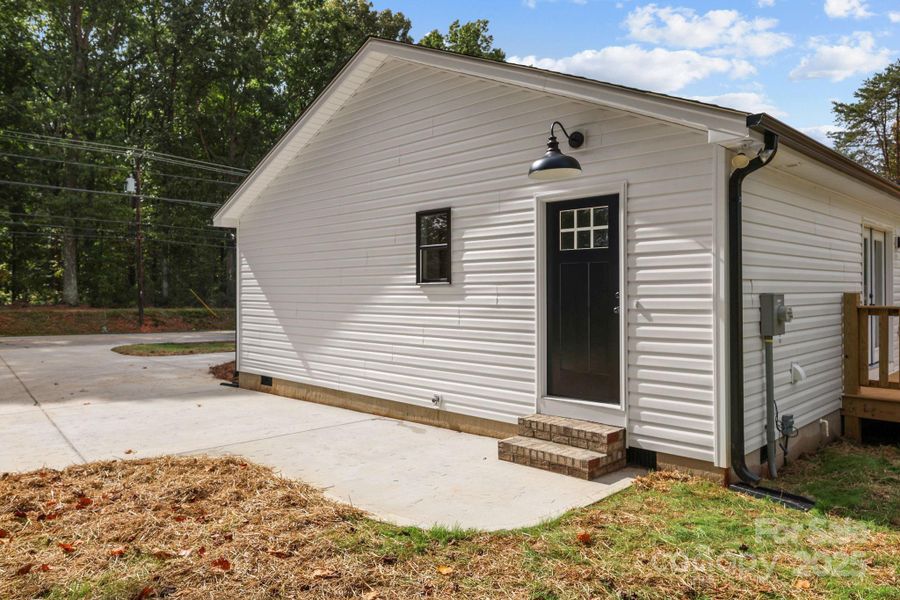 Exterior details and patio area of a home in , Salisbury (Image 15).